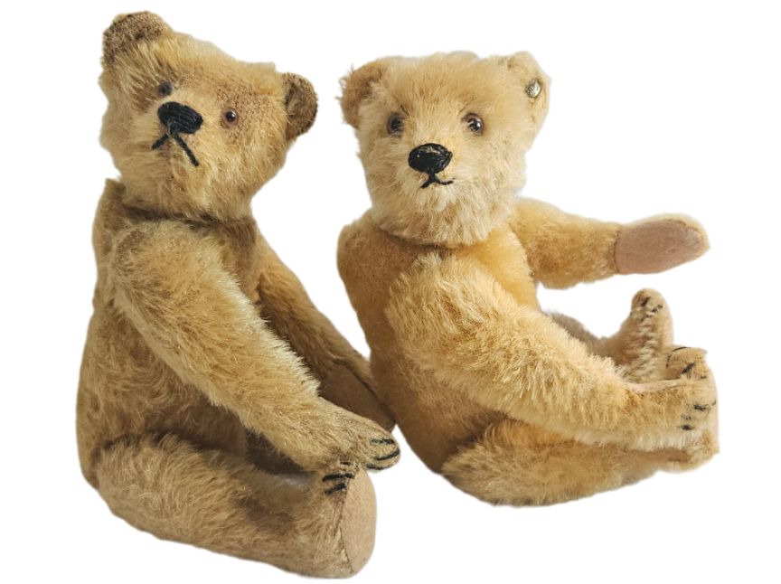 Pair of antique Steiff - Teddy Bears / Original Teddy Bears